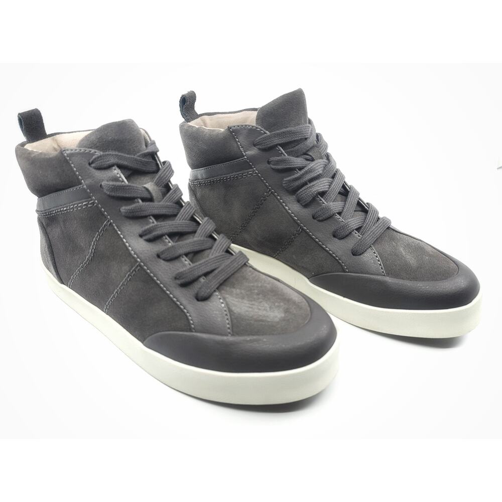 NWT Splendid Lucille Gray Suede Lace-up Sneakers - Size 8